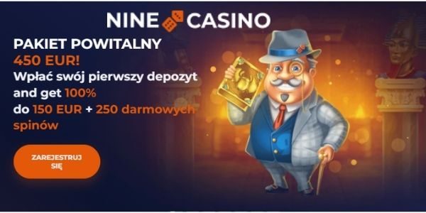 nine casino Bonus Powitalny